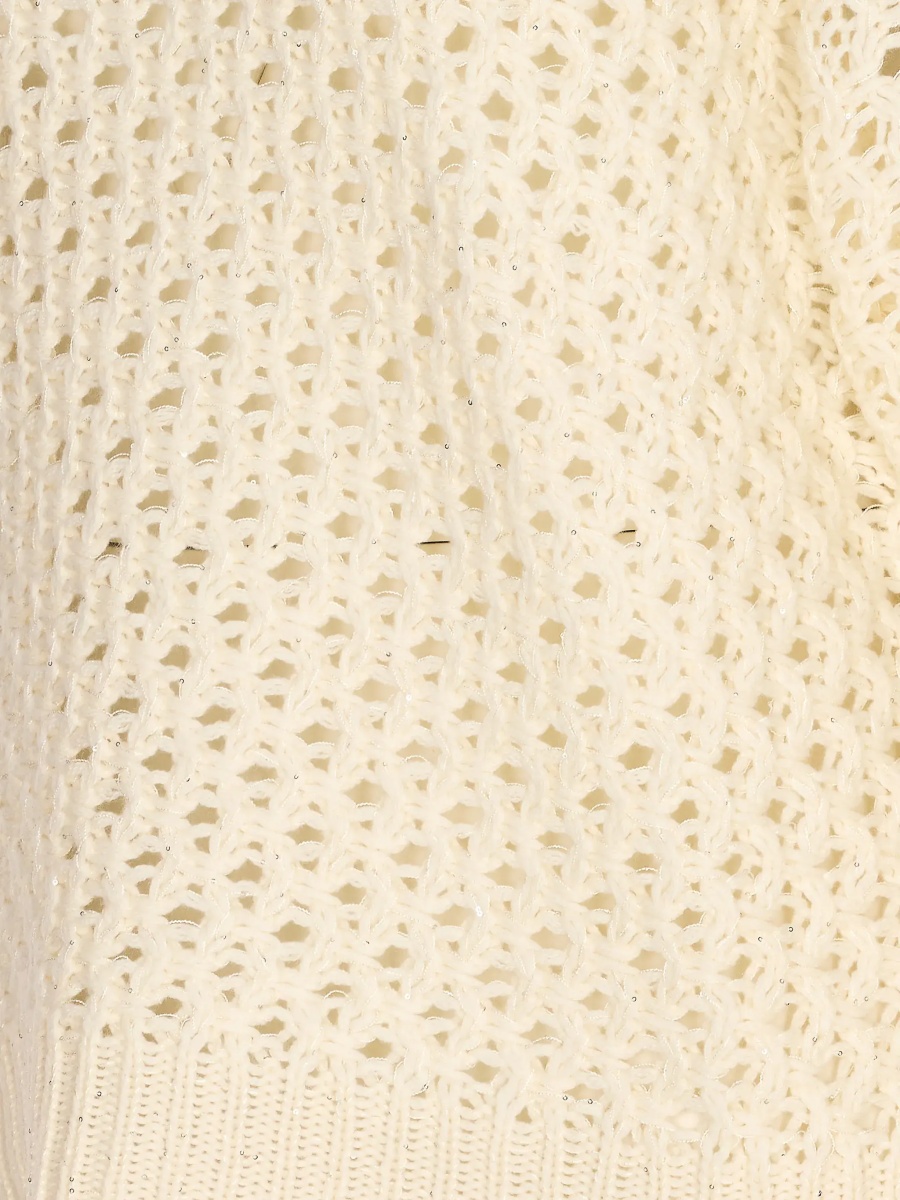 Jumper crafted from Platinum yarn with micro sequins - Img 3