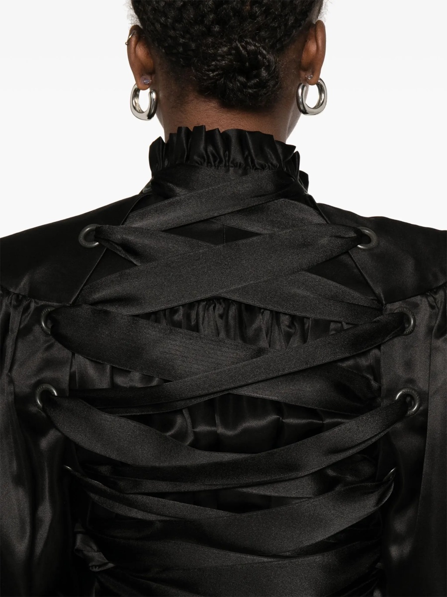 Lace-up blouse - Img 5