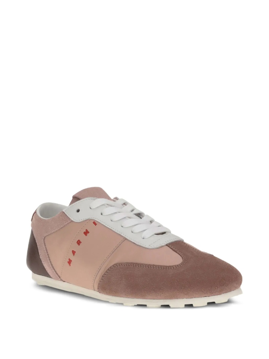 Leather sneaker with logo - Img 2