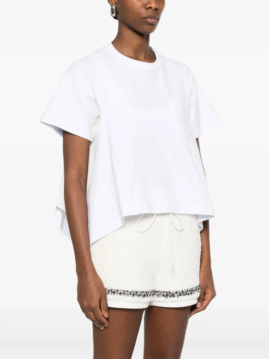 Light Weight Denim x Cotton Jersey T-shirt - Img 3
