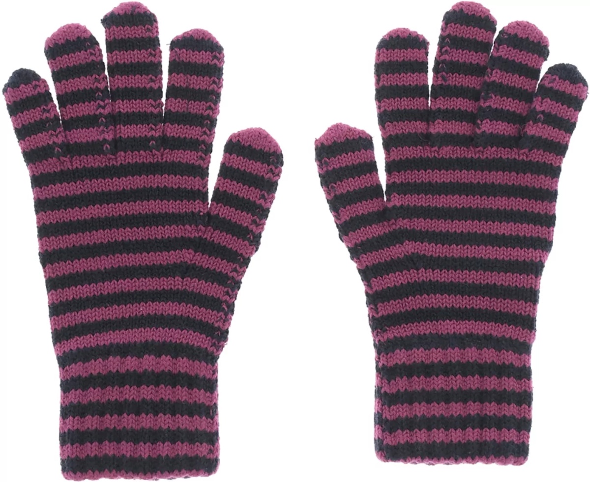 Manusi Funny Friens Striped Knitted Gloves - Img 2