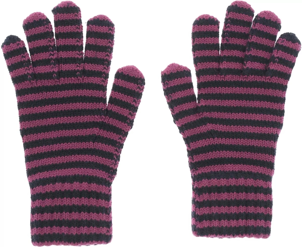 Manusi Funny Friens Striped Knitted Gloves - Img 2