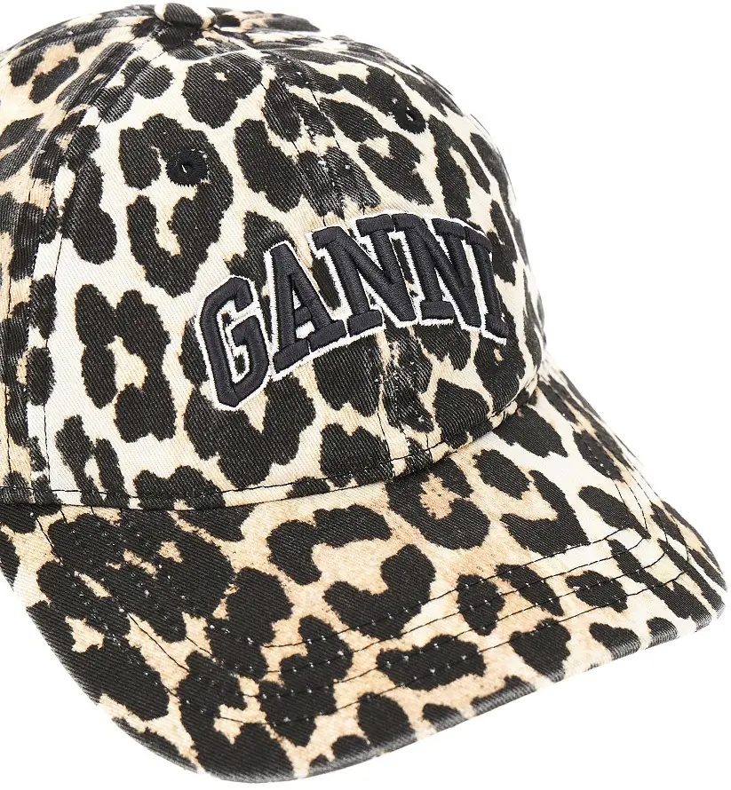 Manusi Leopard-print organic cotton baseball hat - Img 4