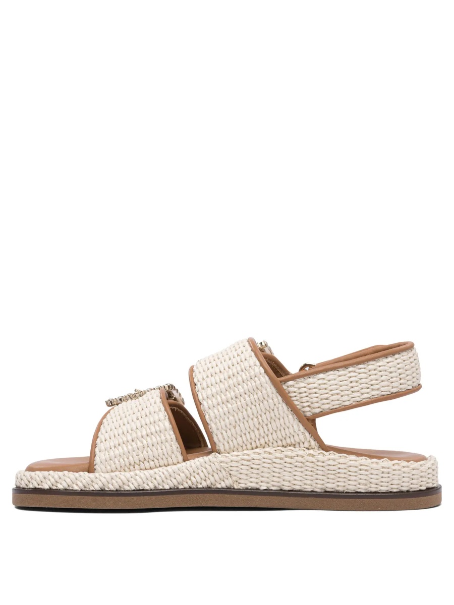 "Maya" raffia sandals - Img 3