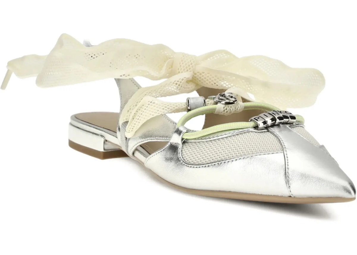 Metallic leather Gianira Ballerinas - Img 2