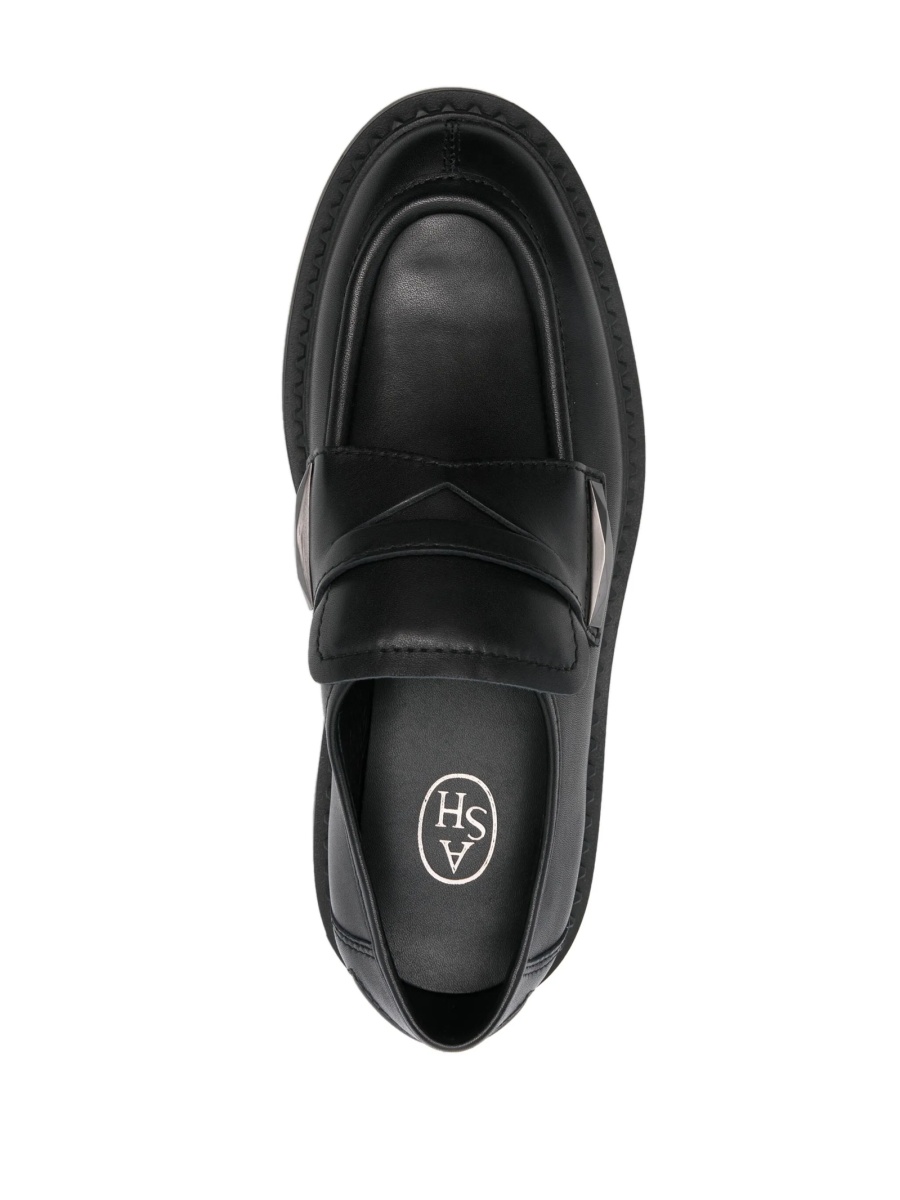 Mocasini ASH negri din piele - Img 4