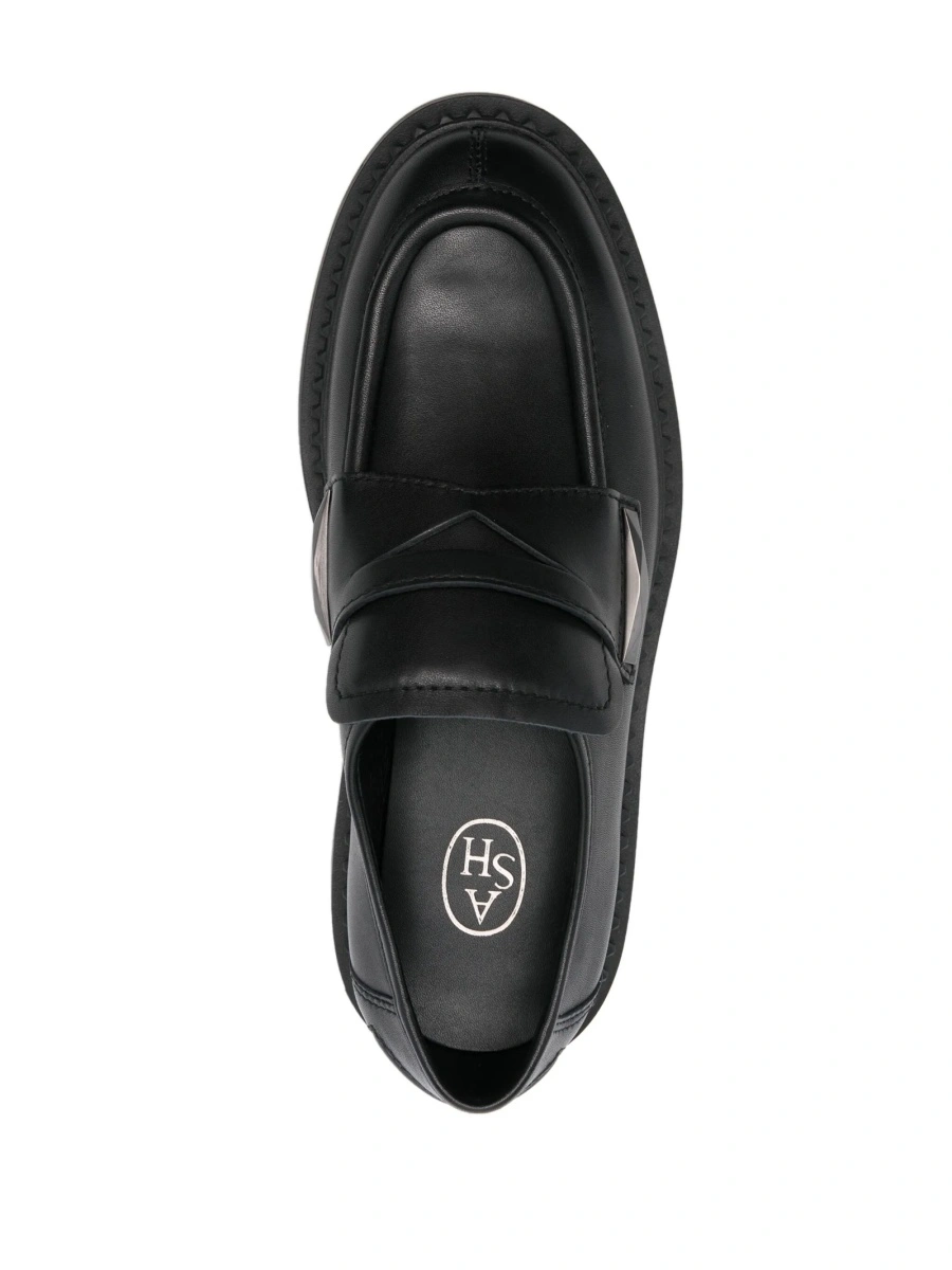 Mocasini ASH negri din piele - Img 4
