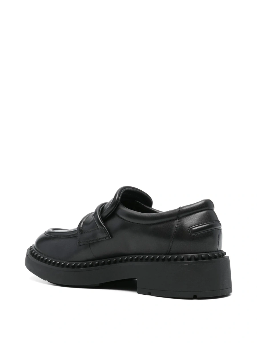 Mocasini ASH negri din piele - Img 3