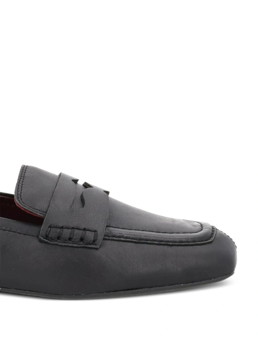 Mocasini ASH negri din piele - Img 2
