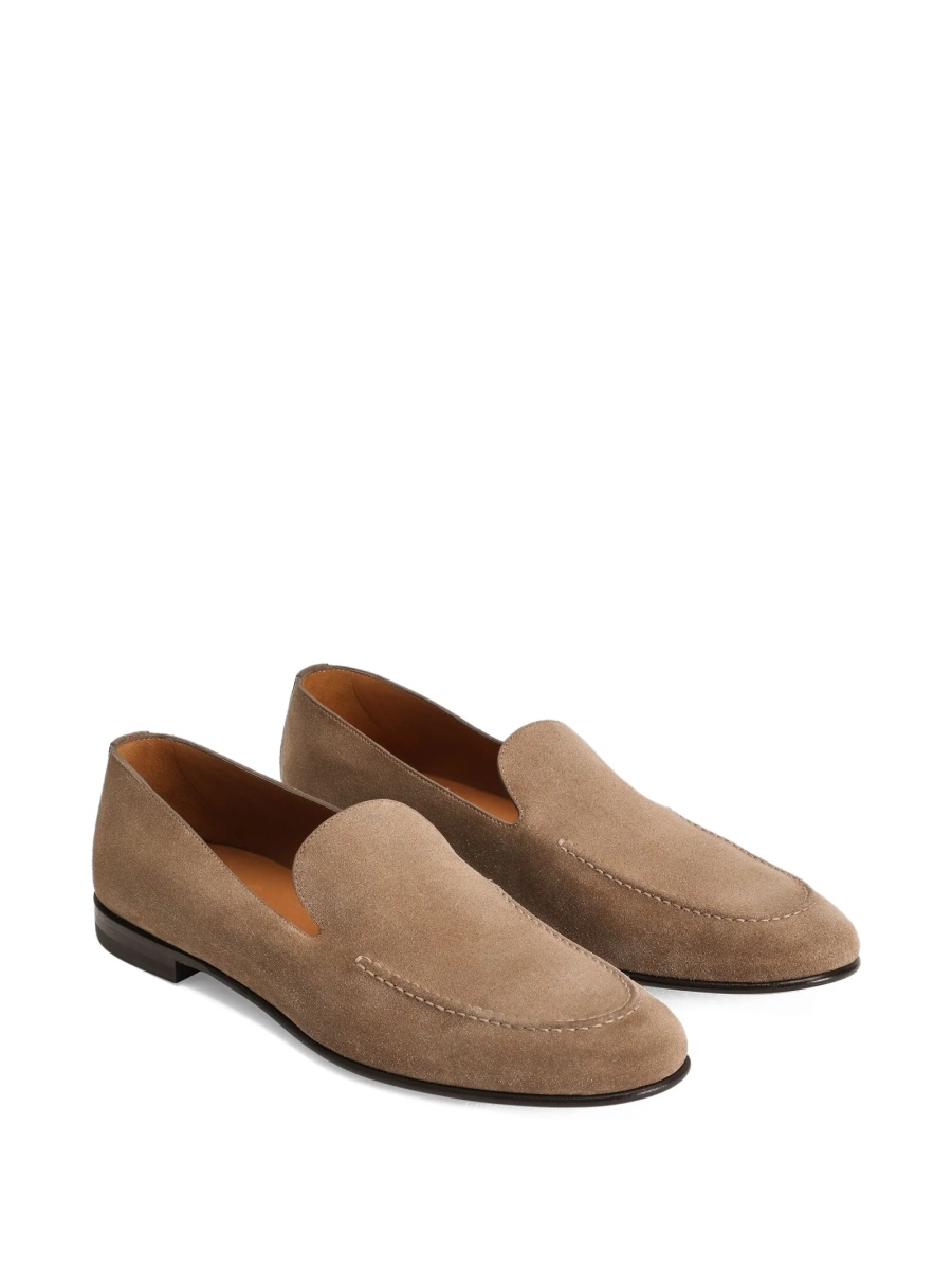 Mocasini Dolce &amp; Gabbana maro din piele intoarsa - Img 4