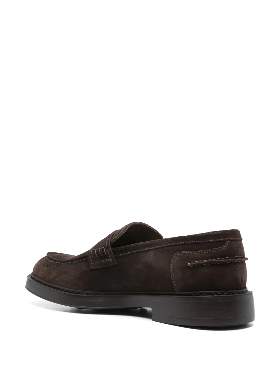 Mocasini Doucal's maro din piele - Img 6