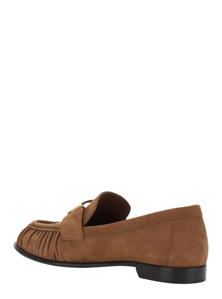 Mocasini Fendi maro din piele - Img 3