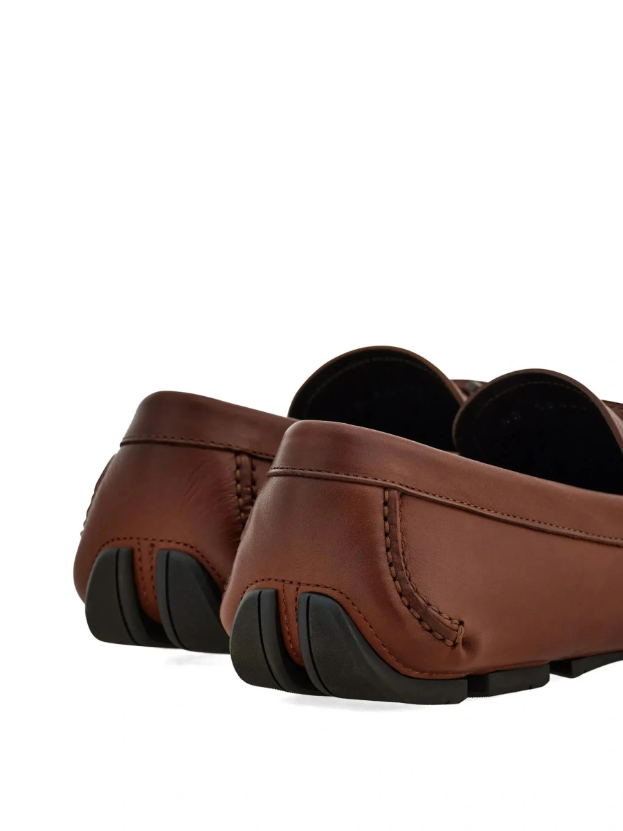 Mocasini Ferragamo maro din piele 'Sunsay' - Img 7