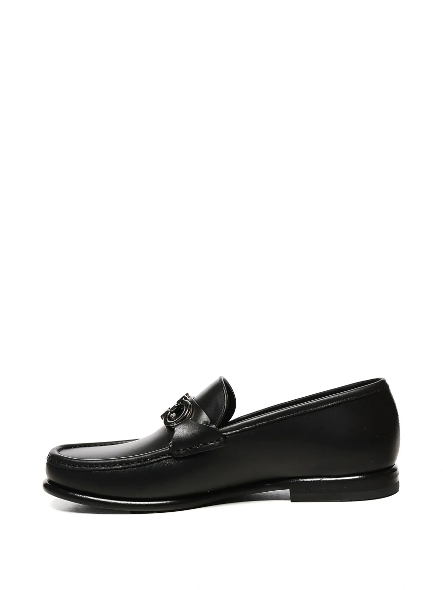 Mocasini Ferragamo negri din piele 'Avril' - Img 7