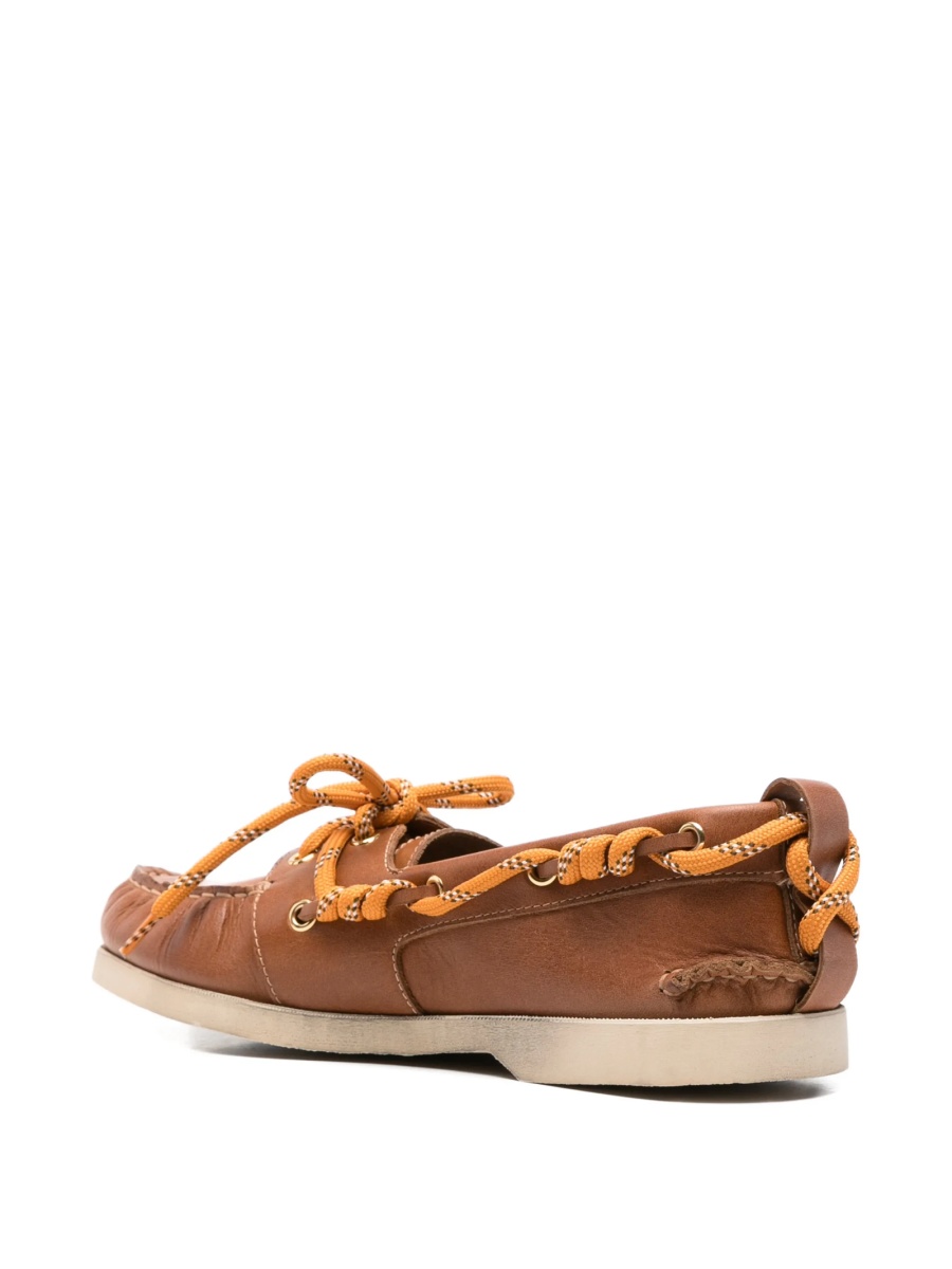 Mocasini Golden Goose maro din piele - Img 3