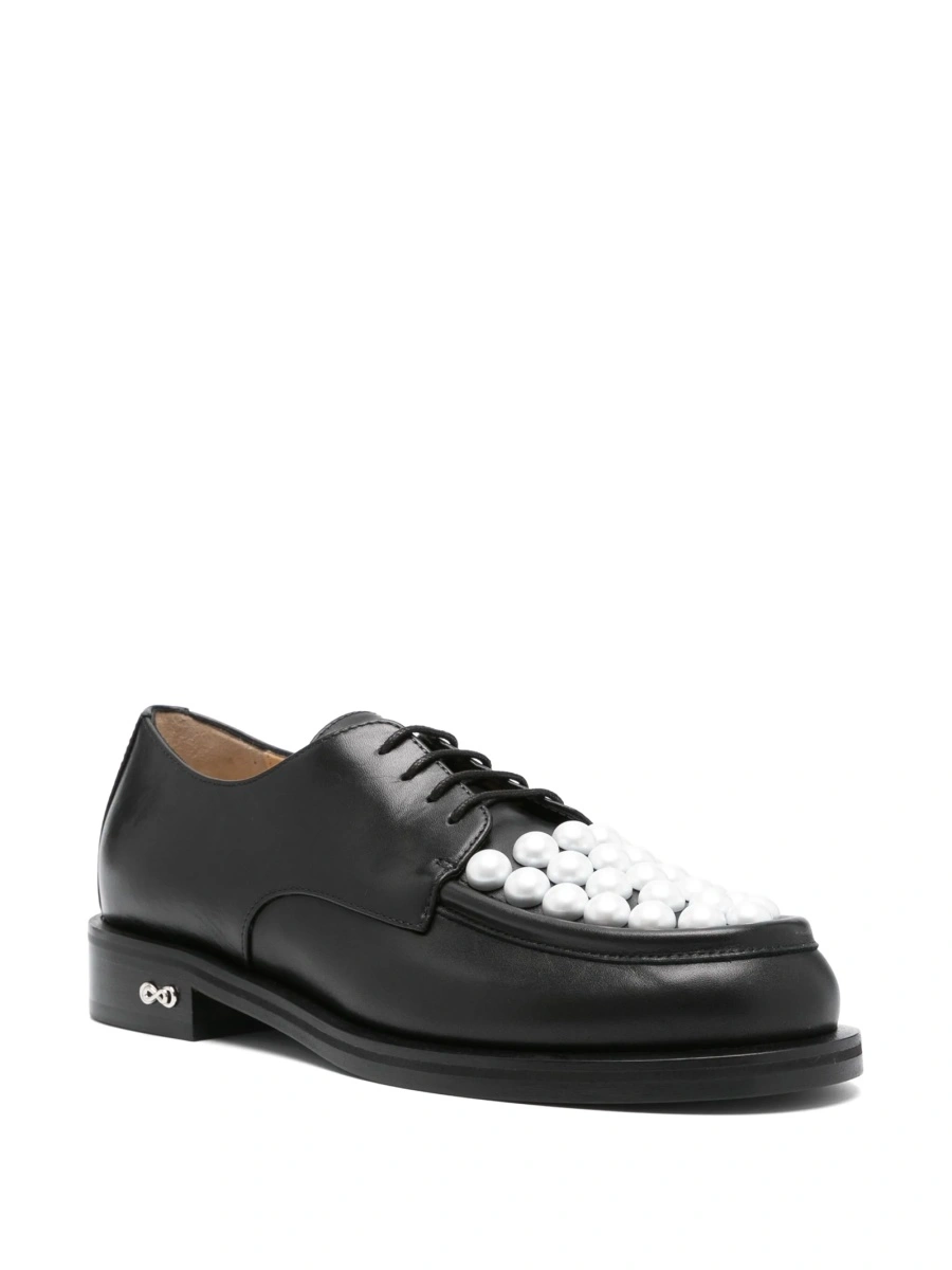 Mocasini MACH &amp; MACH negri din piele - Img 2