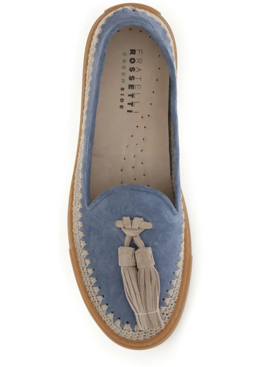 Mocasini Suede Loafers with crochet detail - Img 4