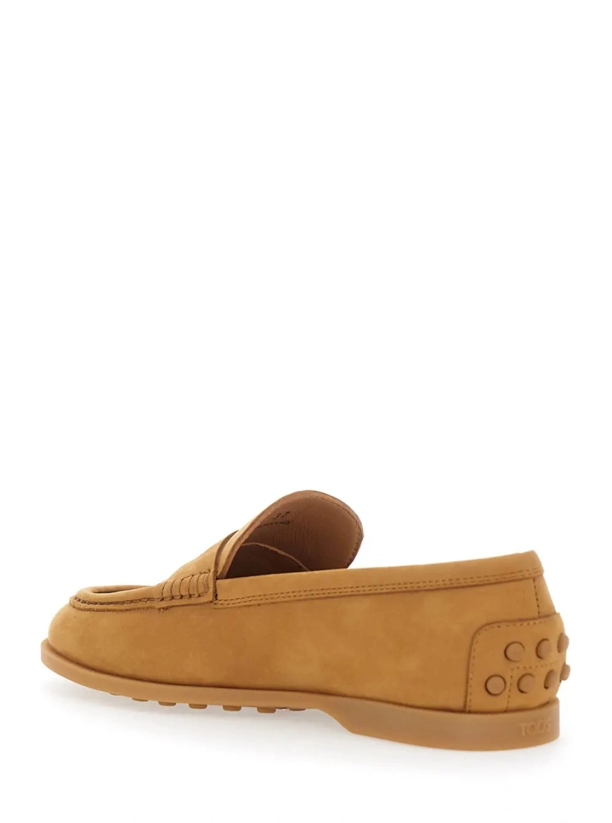 Mocasini TOD'S bej din piele intoarsa - Img 3