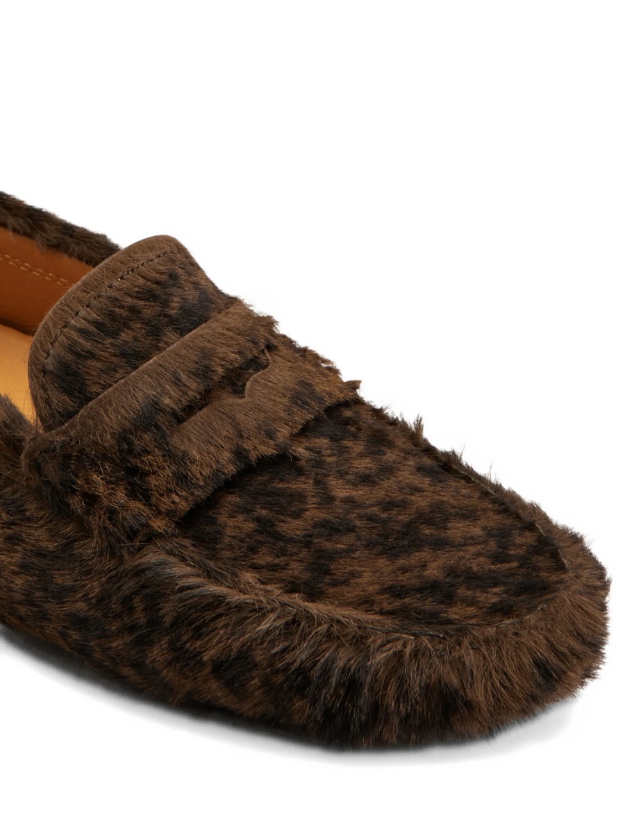 Mocasini TOD'S maro din material textil si cauciuc - Img 4