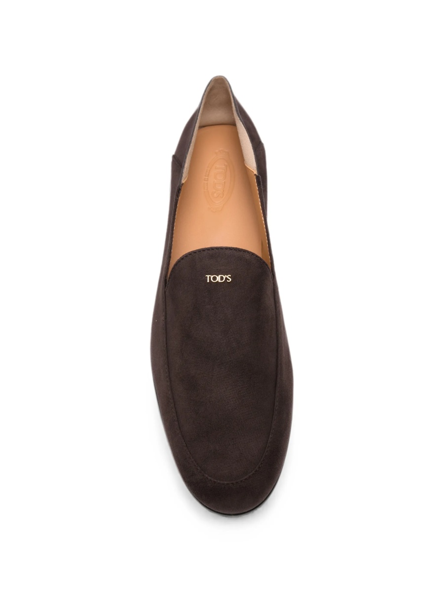 Mocasini TOD'S maro din piele intoarsa - Img 4