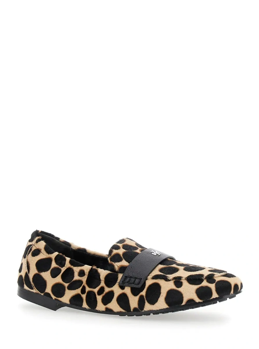 Mocasini Tory Burch bej din piele - Img 2