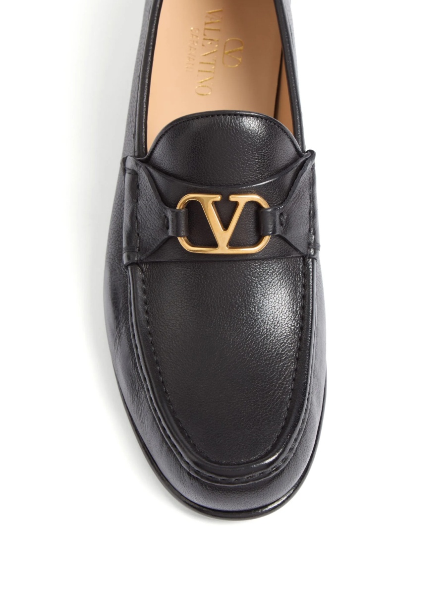 Mocasini Valentino Garavani negri din piele - Img 5