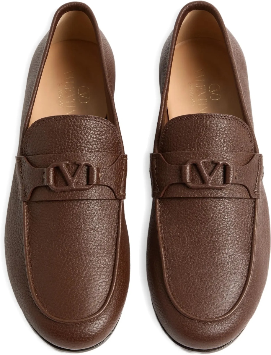 Mocasini VLogo Signature Loafers in deer leather - Img 6