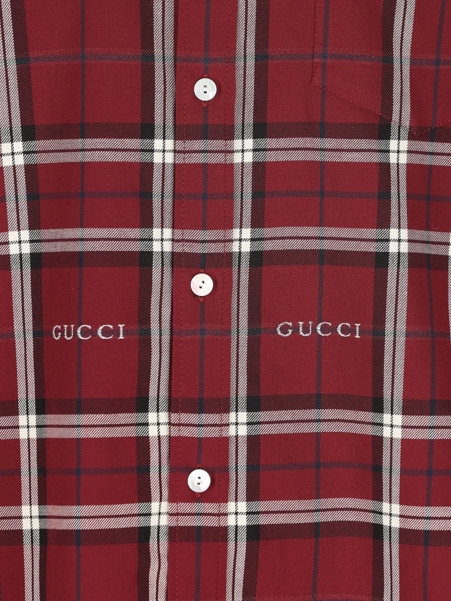Multicolour tartan cotton jacquard Shirt - Img 4