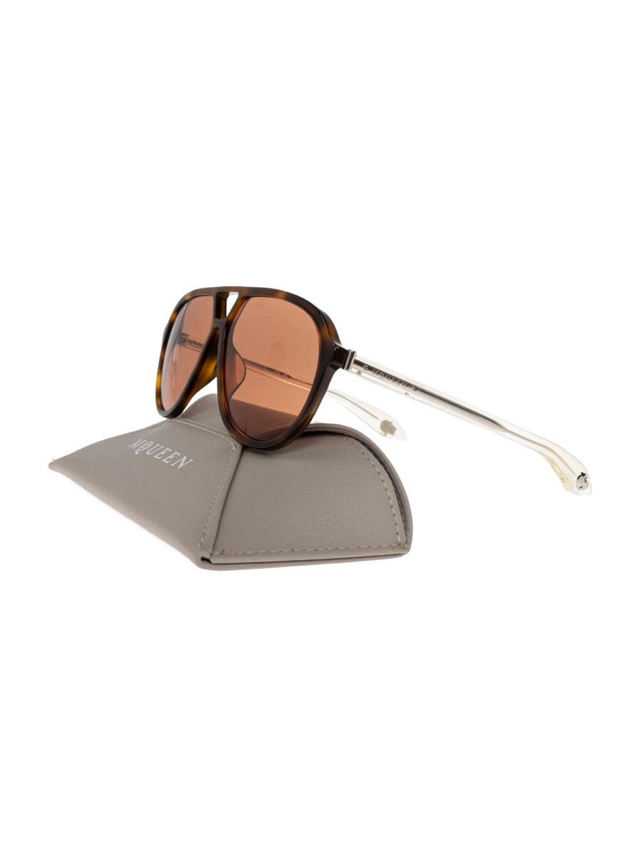 Ochelari de soare Alexander McQueen maro - Img 2