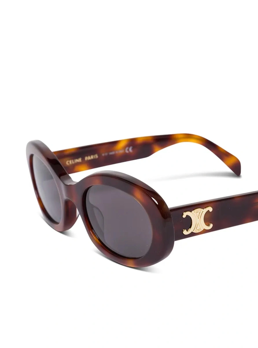 Ochelari de soare Céline maro din acetat 'Triomphe 01' - Img 3