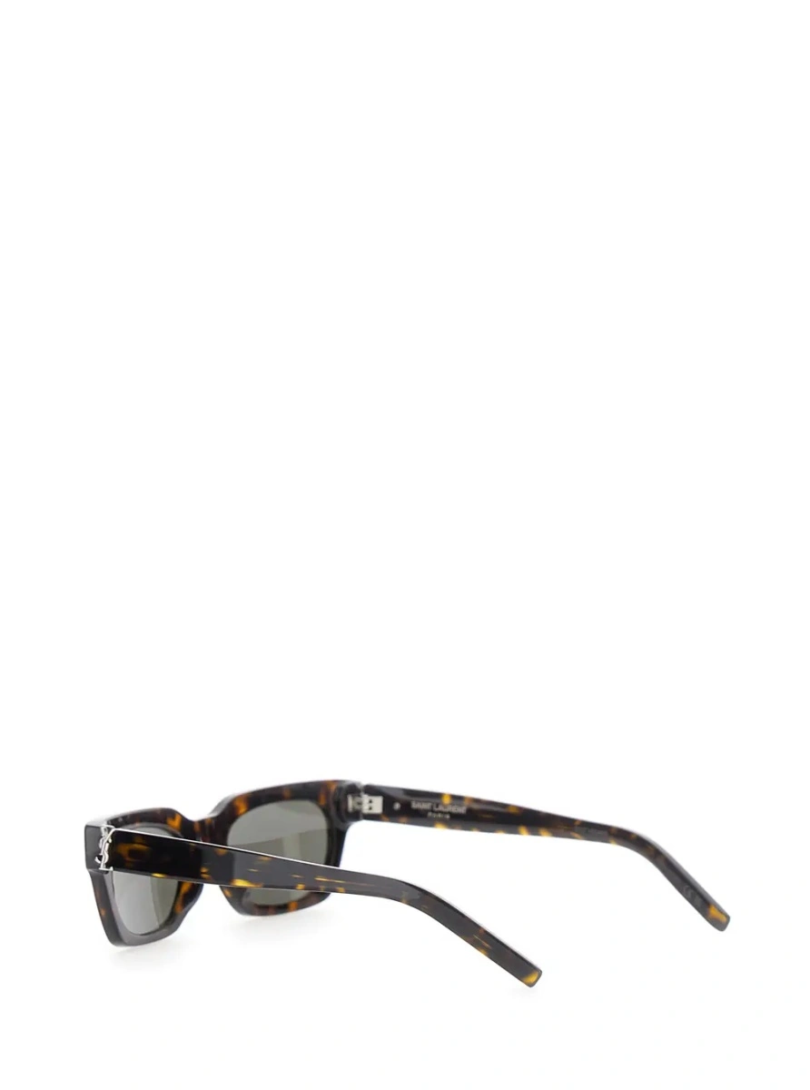 Ochelari 'Wellington' Brown Sunglasses with Cassandre on the Temples and Leopard Design in Acetate for Women - Img 2