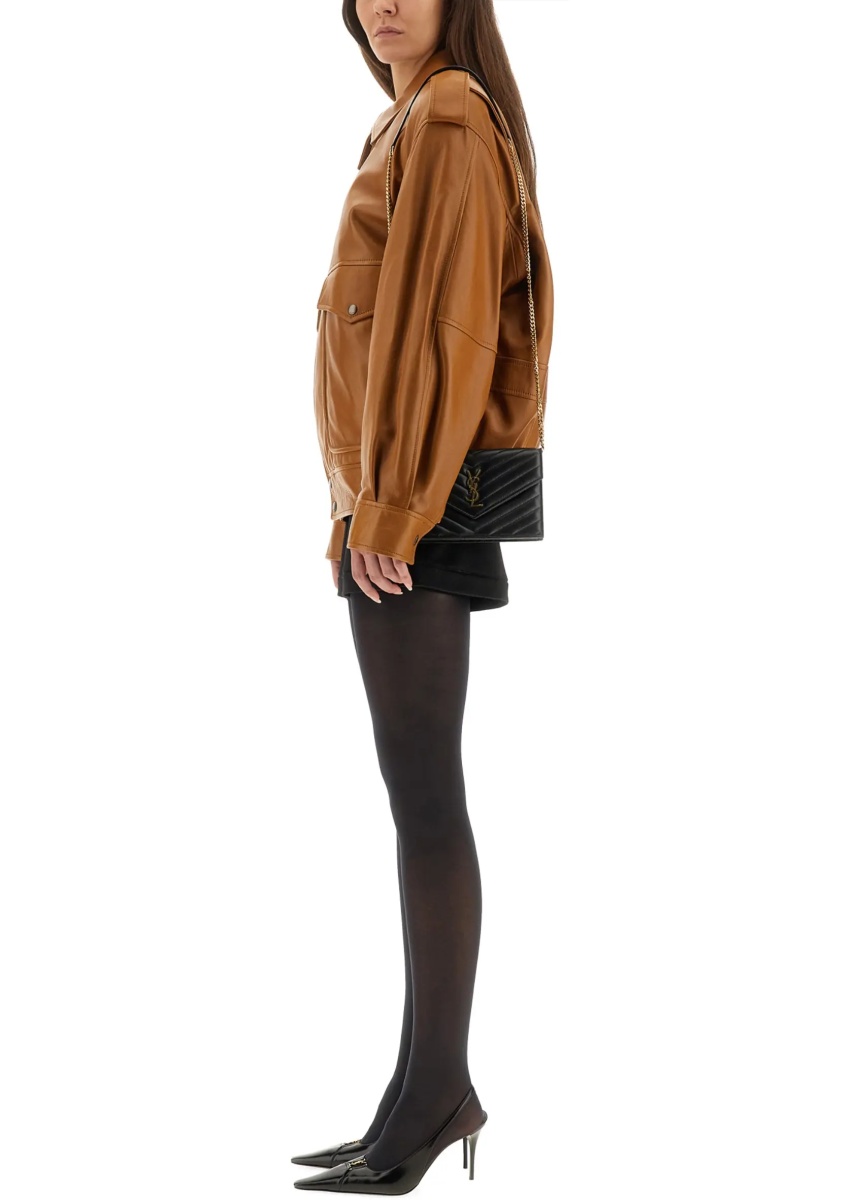 Oversized Leather Jacket - Img 3