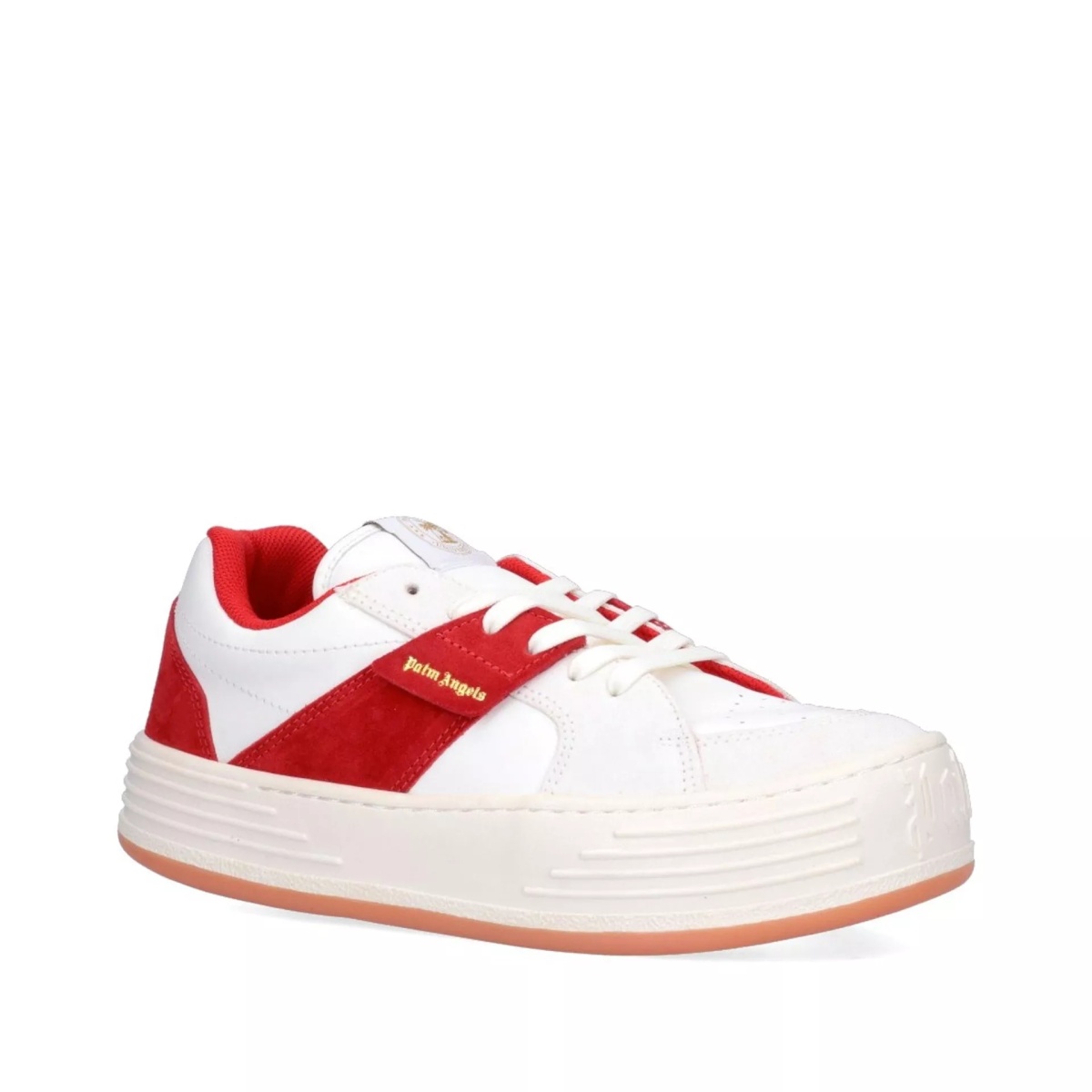 Palm Angels Leather Logo Sneakers - Img 2