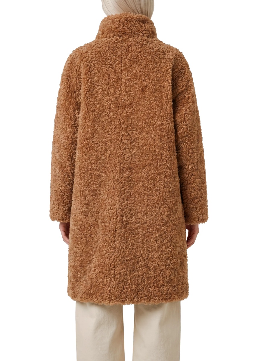 Paltoane Curly Faux Fur Coat - Img 3