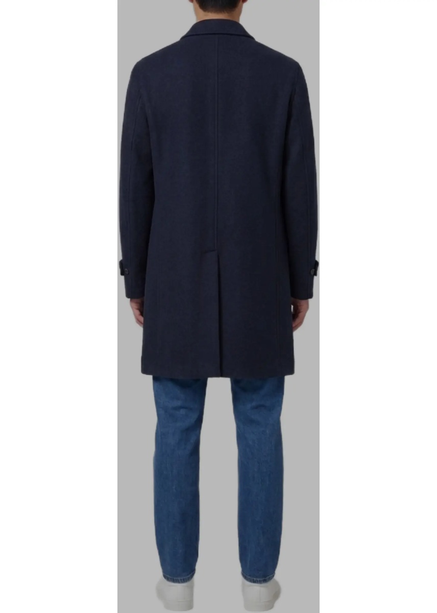 Paltoane Dark Single-Breasted Coat - Img 3