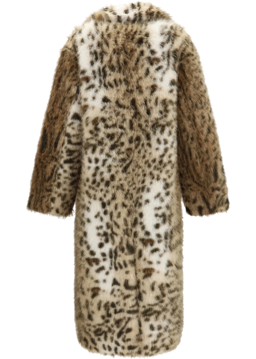 Paltoane Leopard print faux fur Coat - Img 2