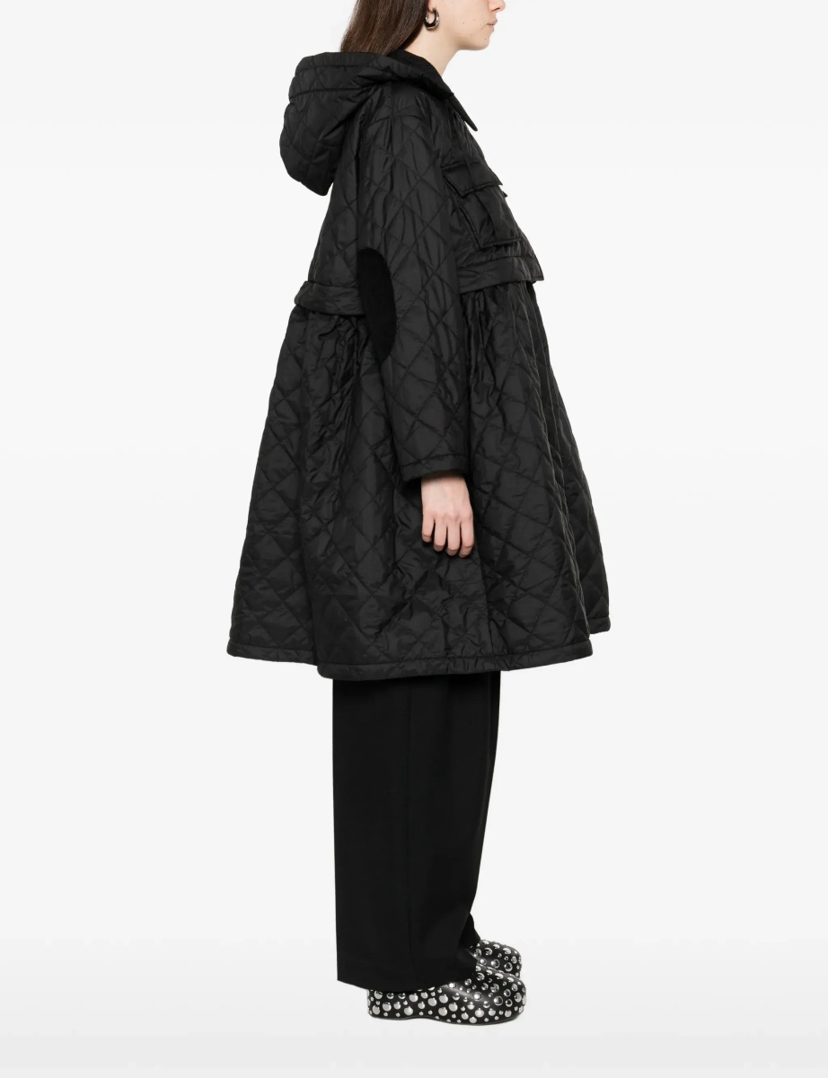 Paltoane Quilted hooded Coat by Barbour x GANNI - Img 3