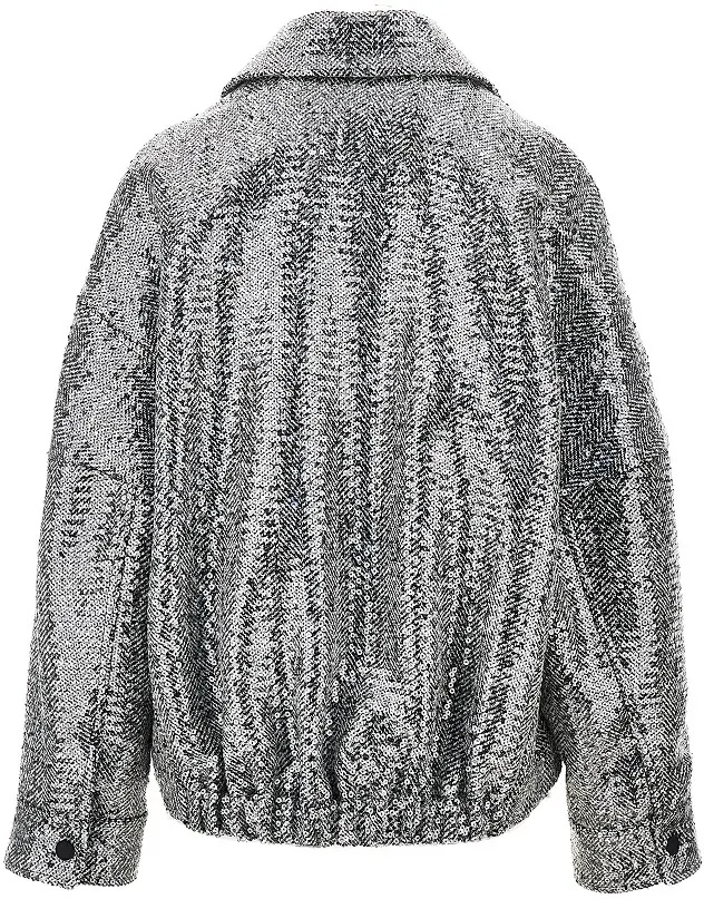 Paltoane Sequinned chevron cloth jacket - Img 3