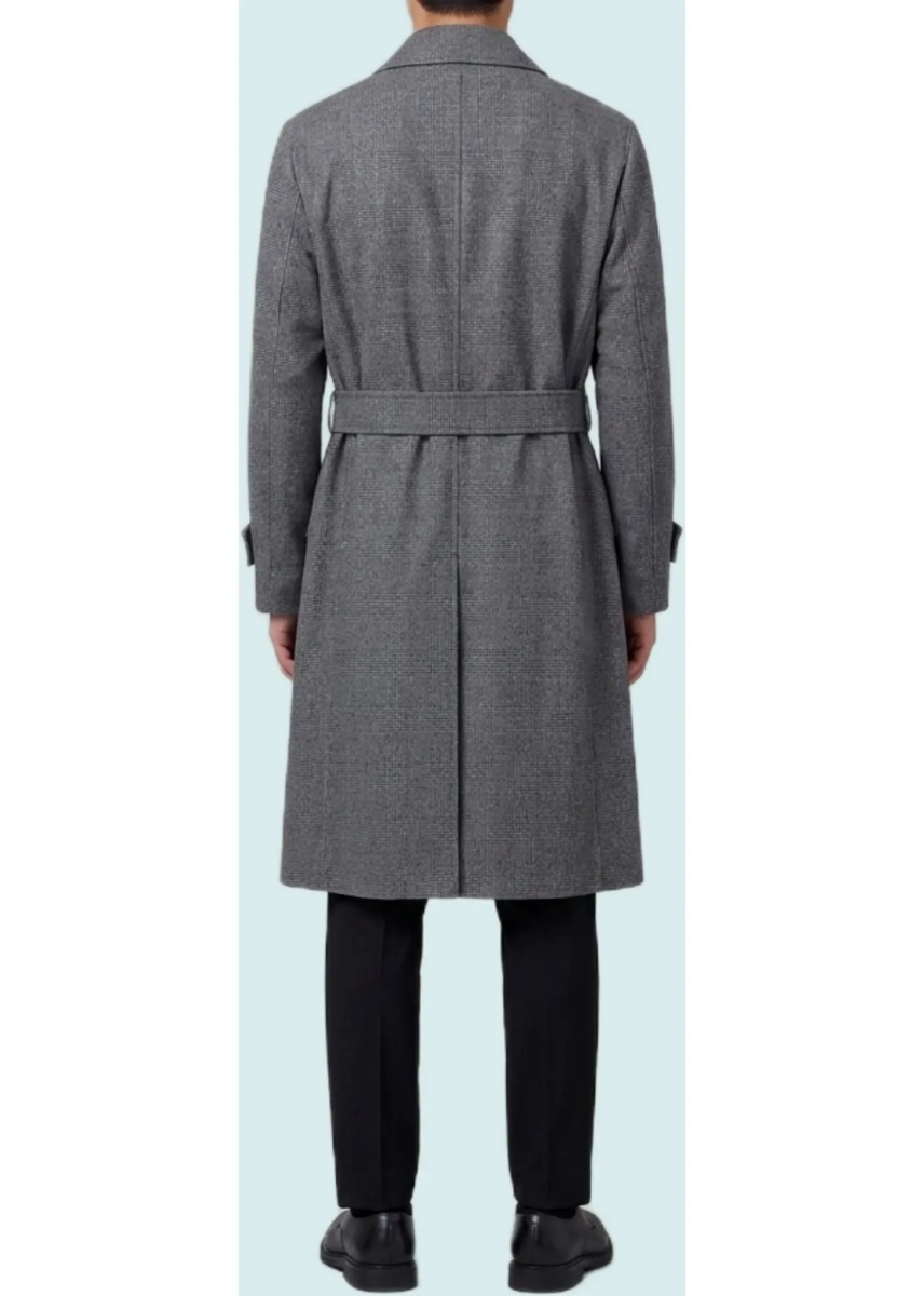 Paltoane Single-Breasted Virgin Wool Coat - Img 2