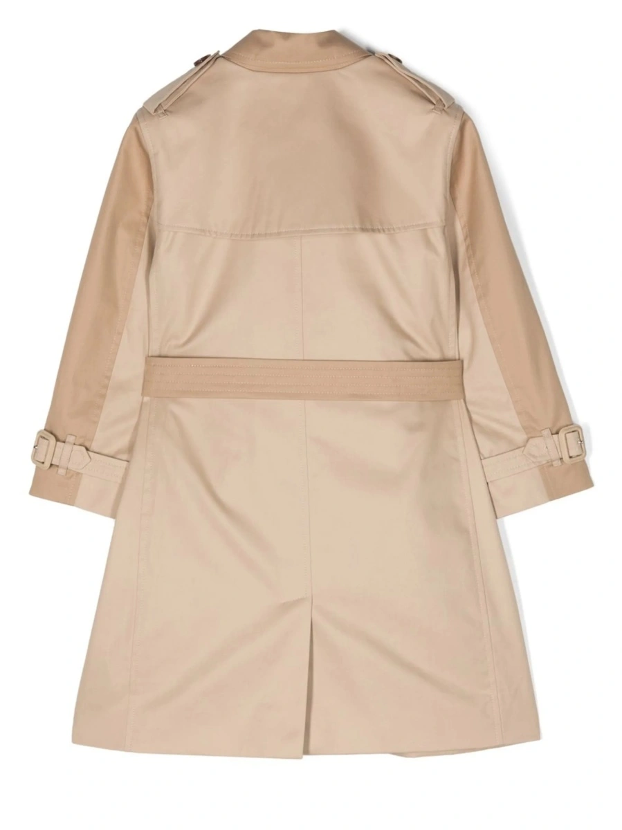 Palton Burberry neutru din bumbac - Img 2