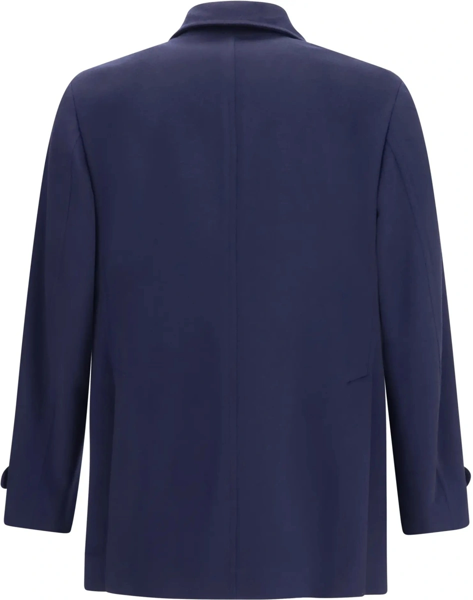 Palton Double-breasted wool Coat - Img 2