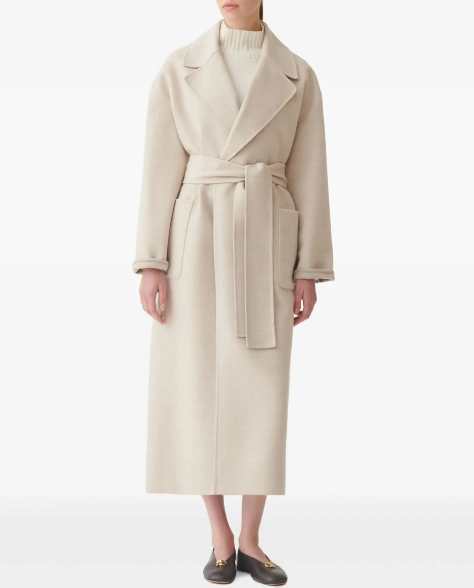 Palton Fabiana Filippi multicolor din lana - Img 5