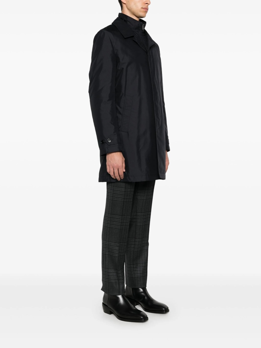Palton Fay albastru din polyester - Img 3