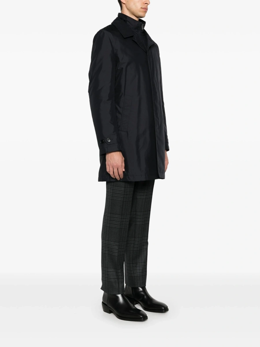 Palton Fay albastru din polyester - Img 3