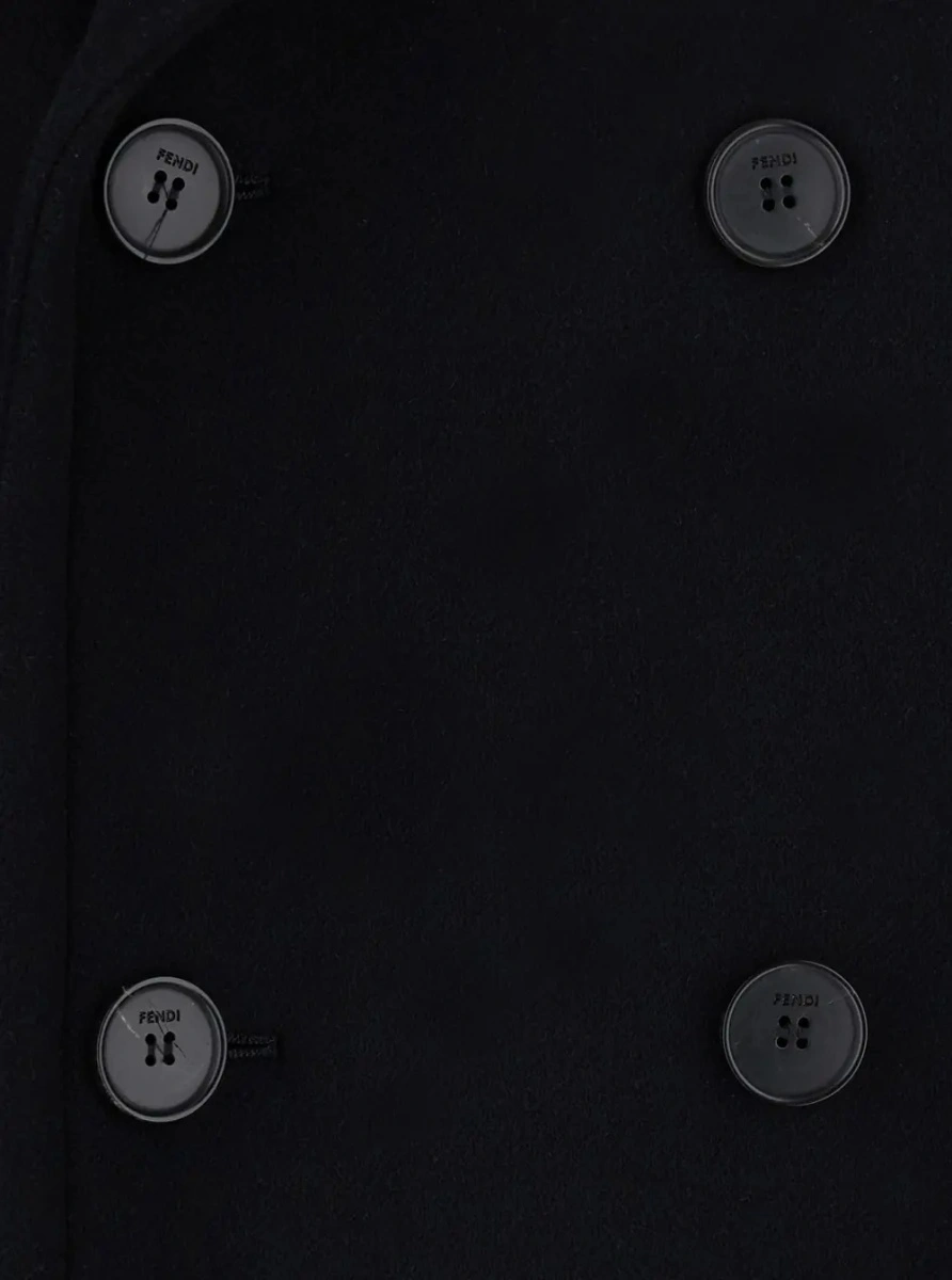 Palton Fendi negru din lana - Img 3