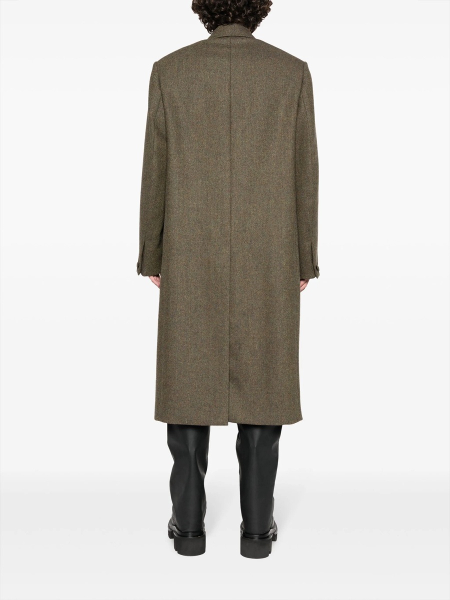 Palton Givenchy verde din lana - Img 4