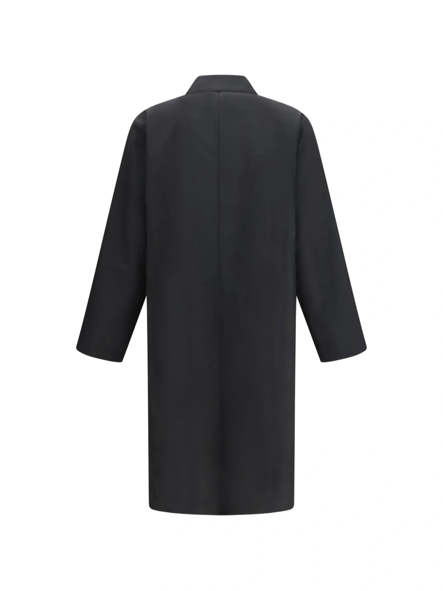 Palton GR10K negru din polyester si lana - Img 2
