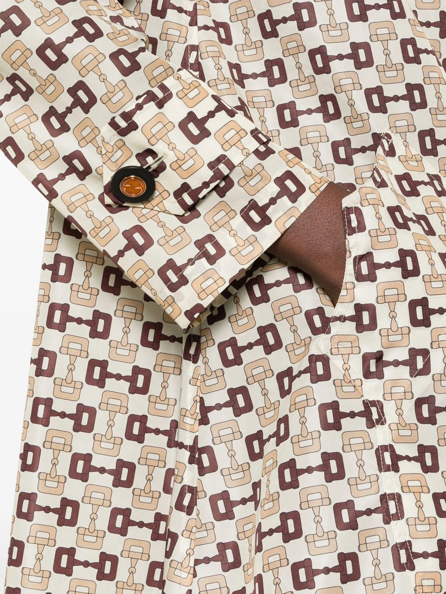 Palton Gucci Horsebit neutru - Img 5