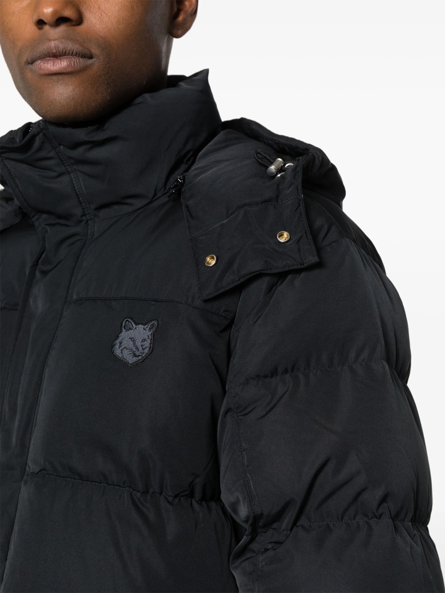 Palton MAISON KITSUNÉ negru din polyester - Img 5