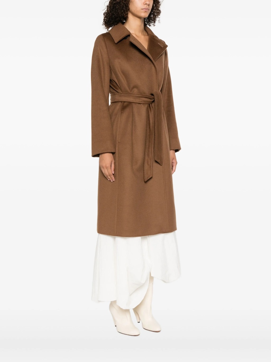 Palton MaxMara Studio maro din lana - Img 3